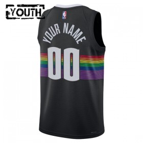 Dres Denver Nuggets Prilagođeni Nike 2025-26 City Edition Crno Swingman - Dječji